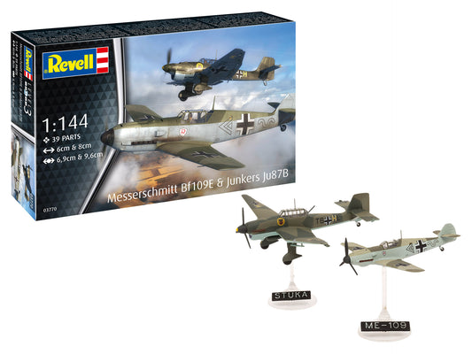 Messerschmitt Bf109E & Junkers Ju87B 1/144