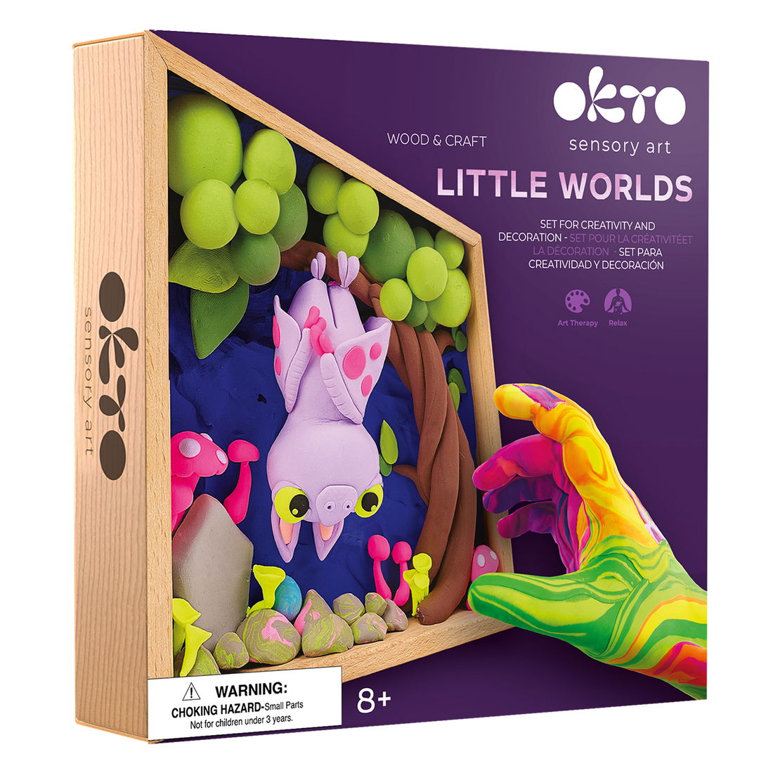 Oktoclay & Painting Kit Little Worlds Mommy Bat