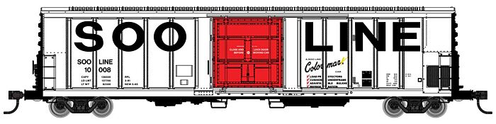 HO 57' Mechanical Reefer Soo Line #10008