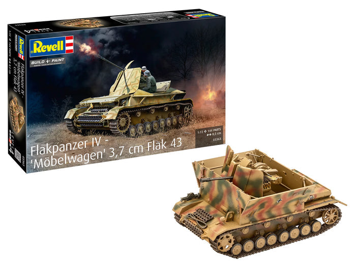 Flakpanzer IV 'Mobelwagen' 3.7cm Flak 43 1/72