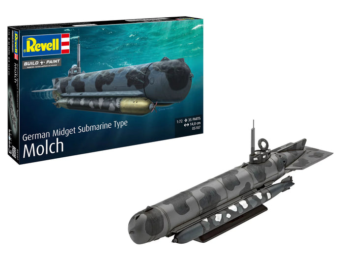 German Midget Submarine Type Molch 1/72