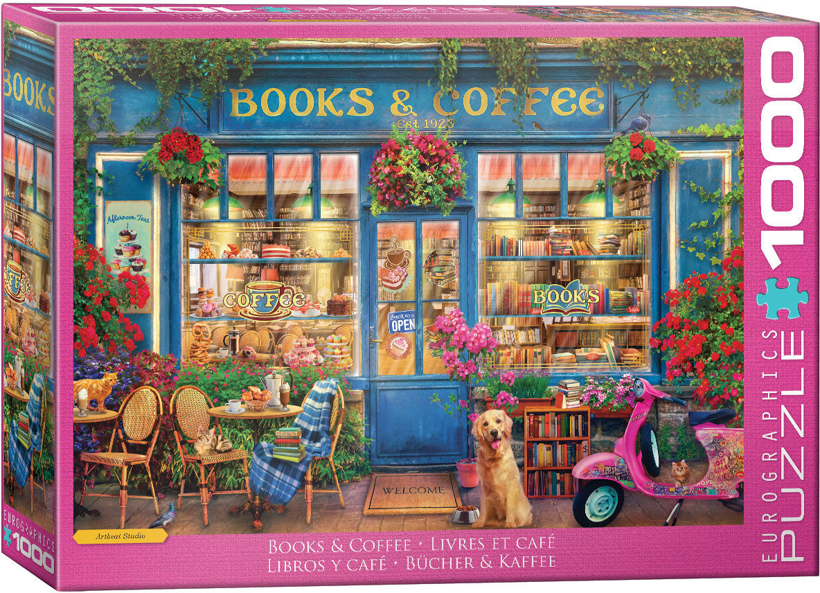 Books & Coffee 1000pc