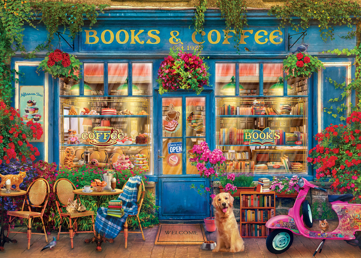 Books & Coffee 1000pc