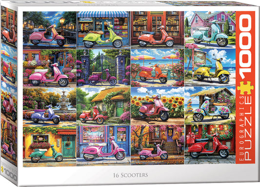 16 Scooters 1000pc