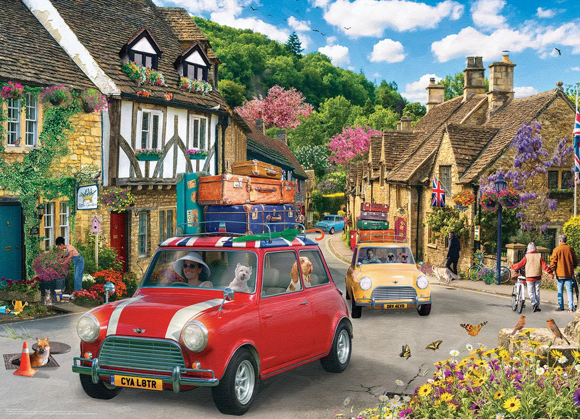 Traveling Mini Cooper 1000c
