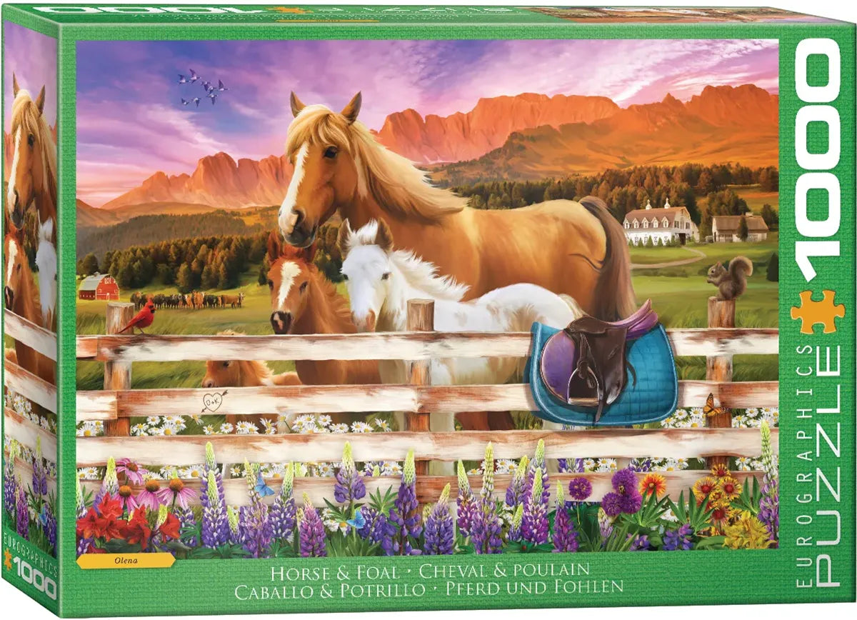 Horse and Foal 1000pc