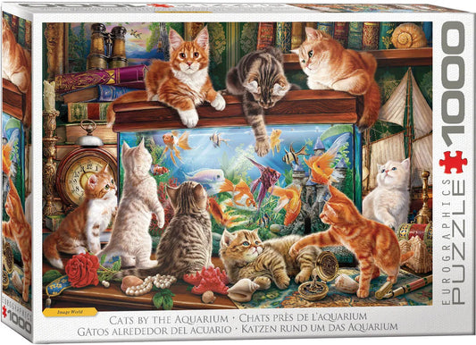 Cats by Aquarium 1000pc