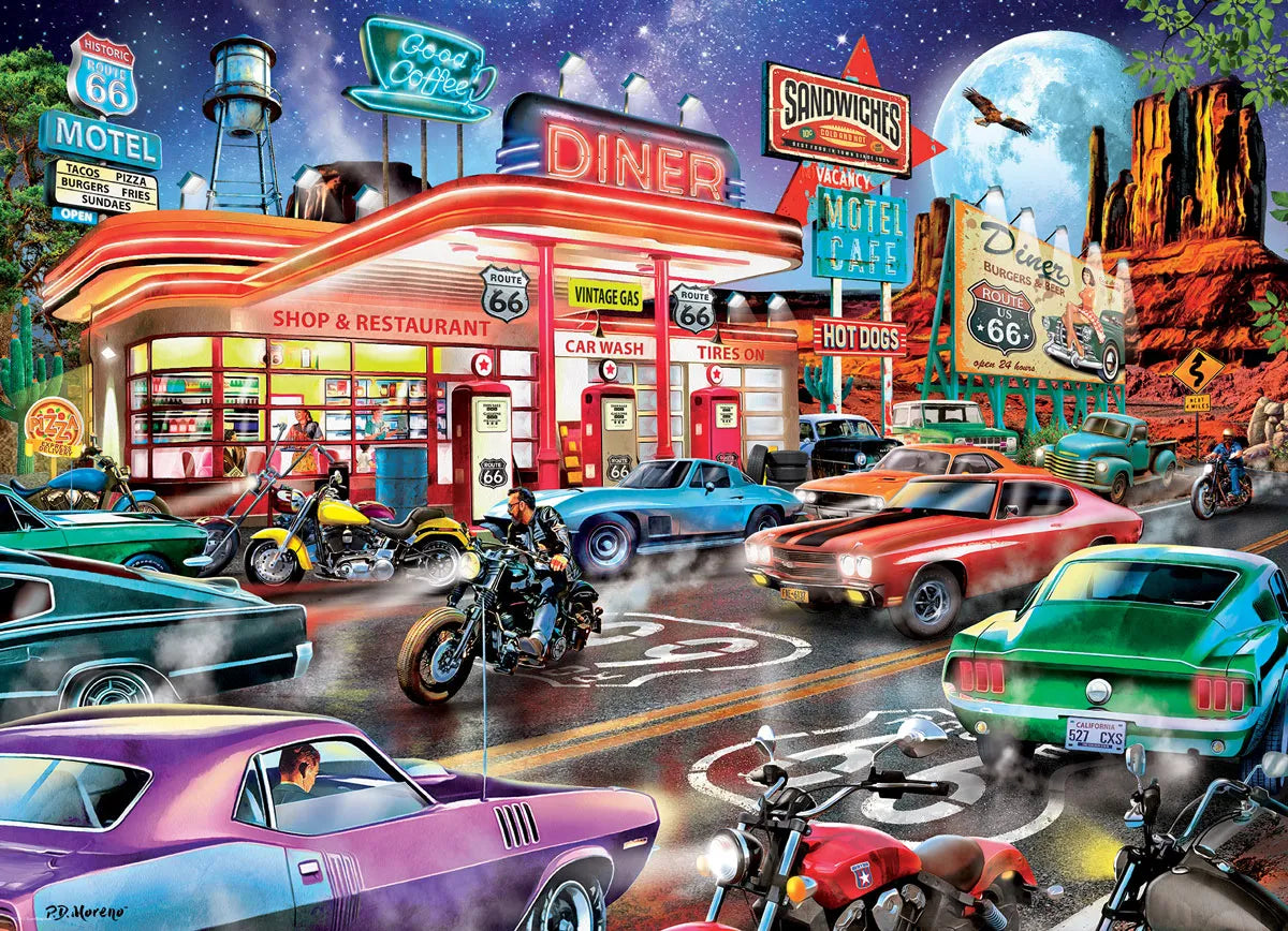 Route 66 Diner 1000pc
