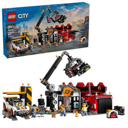 City Scrapyard with Cars
