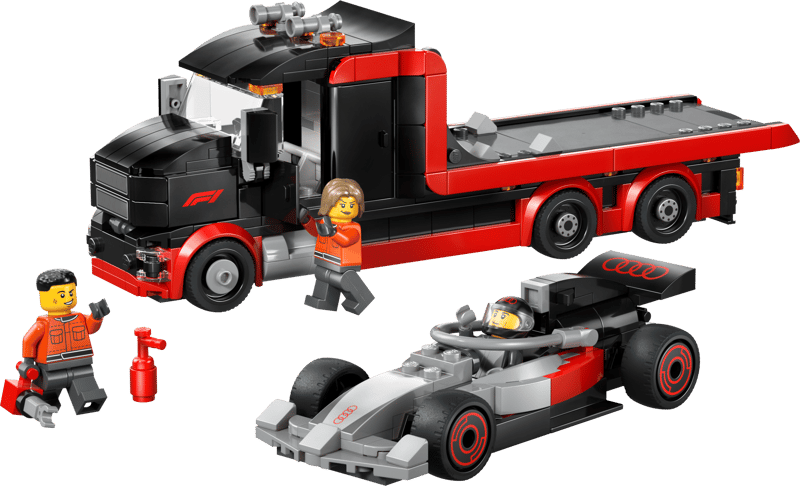 City F1 Display Truck with Audi F1 Race Car