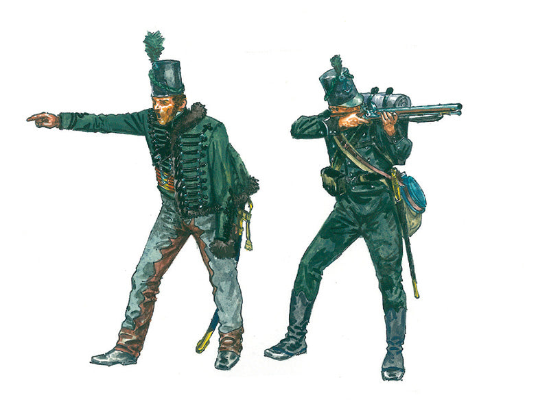Napoleonic Wars British 95th rgt. "Green Jackets" 1/72