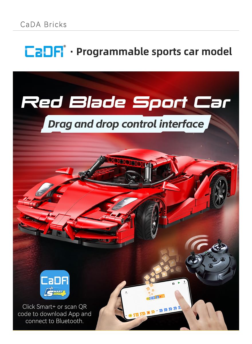 Radio Control Red Blade Sports Car