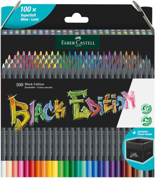 100 Color Pencils Black Edition