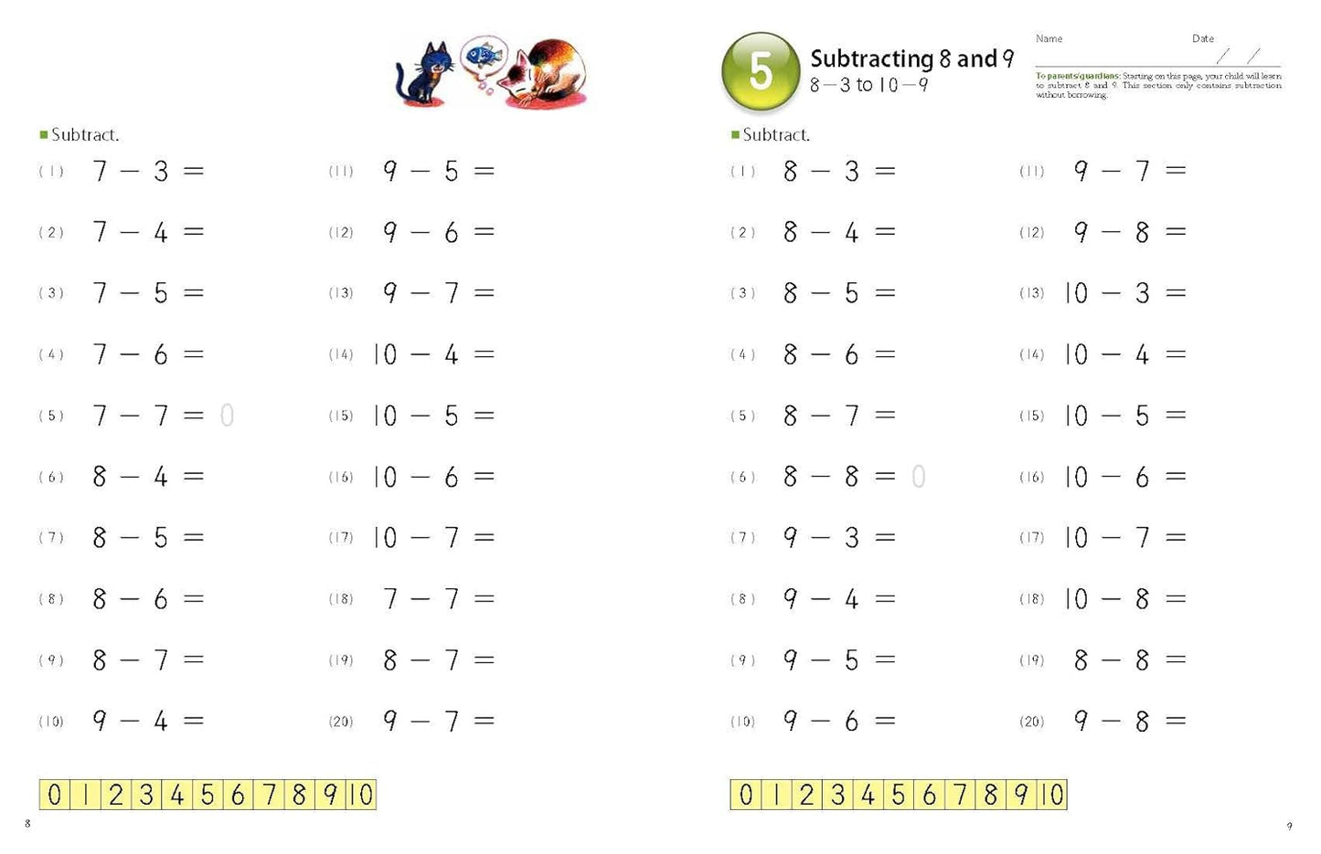 My Book of Subtraction