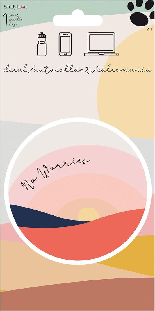 No Worries 4 Color Decal