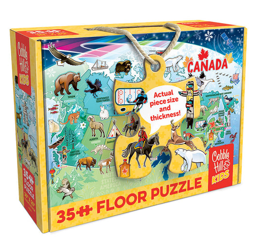 Map of Canada 35pc floor puzzle