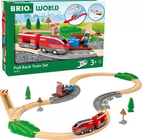 Pull Back Train Set