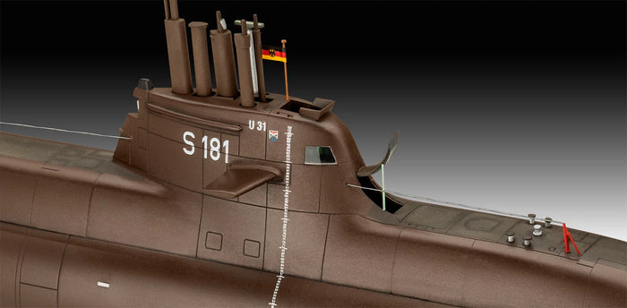 Wilhelm Bauer (U-2540), Type 206A, Type 212A 1/144