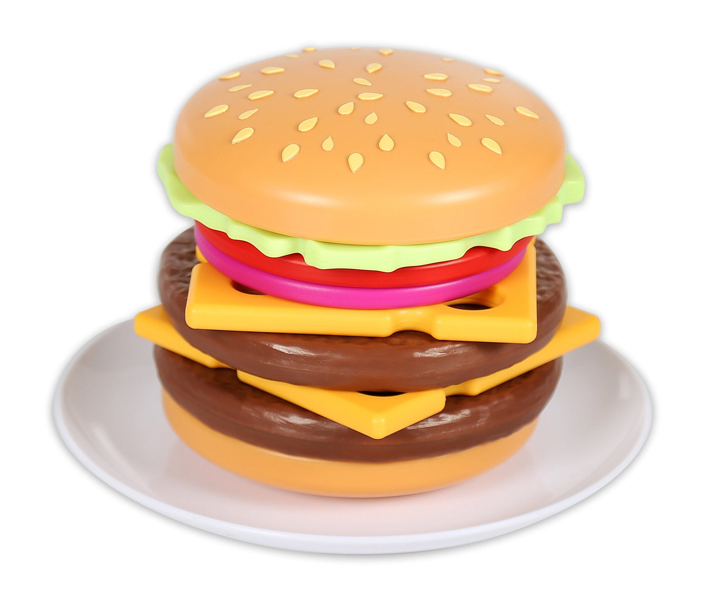 Magnetic Build & Grill Hamburger Set