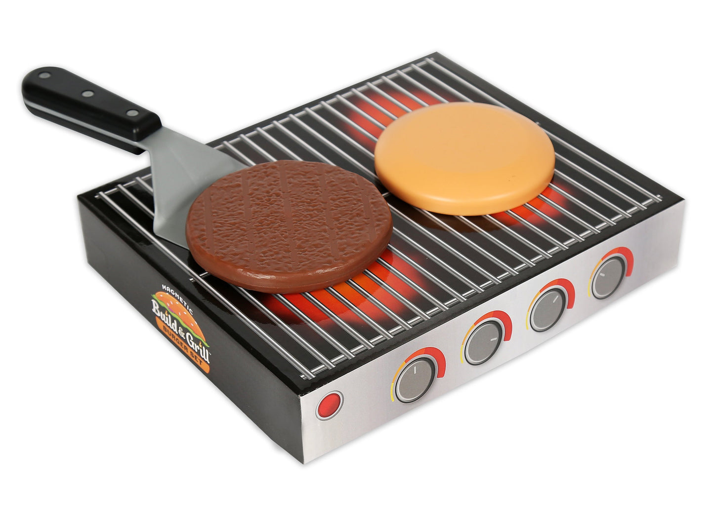 Magnetic Build & Grill Hamburger Set