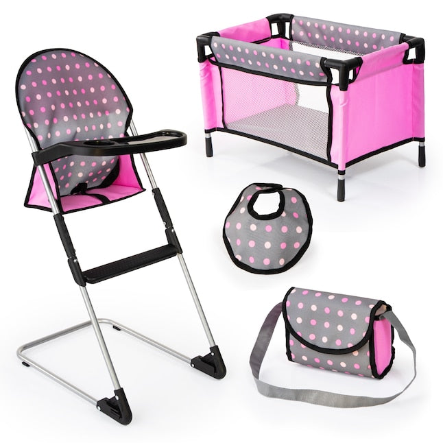 High Chair with travel Bed Set