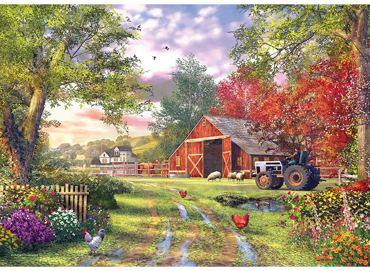 Evening at the Barnyard 104pc