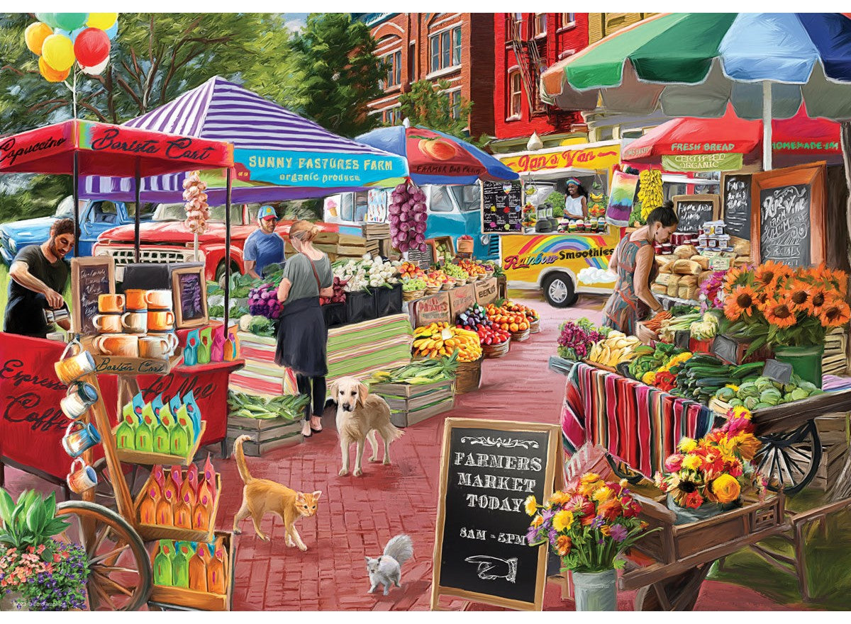 A Day at the Farmers' Market 104pc