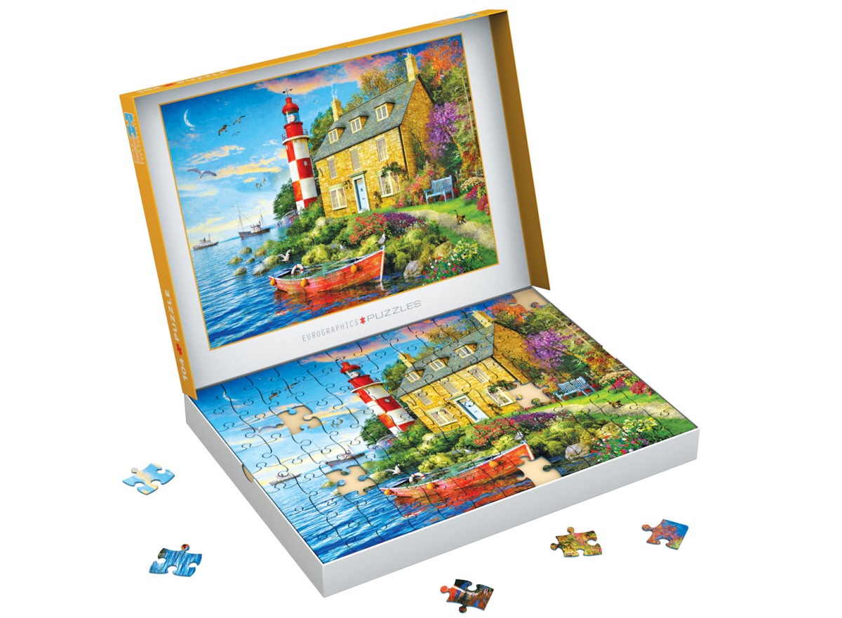 Cottage Lighthouse 104pc