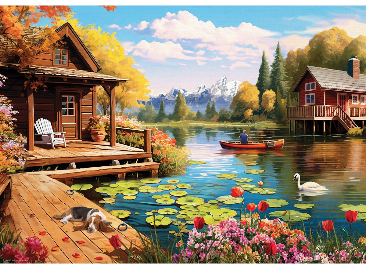 Cottage by the Lake 24pc