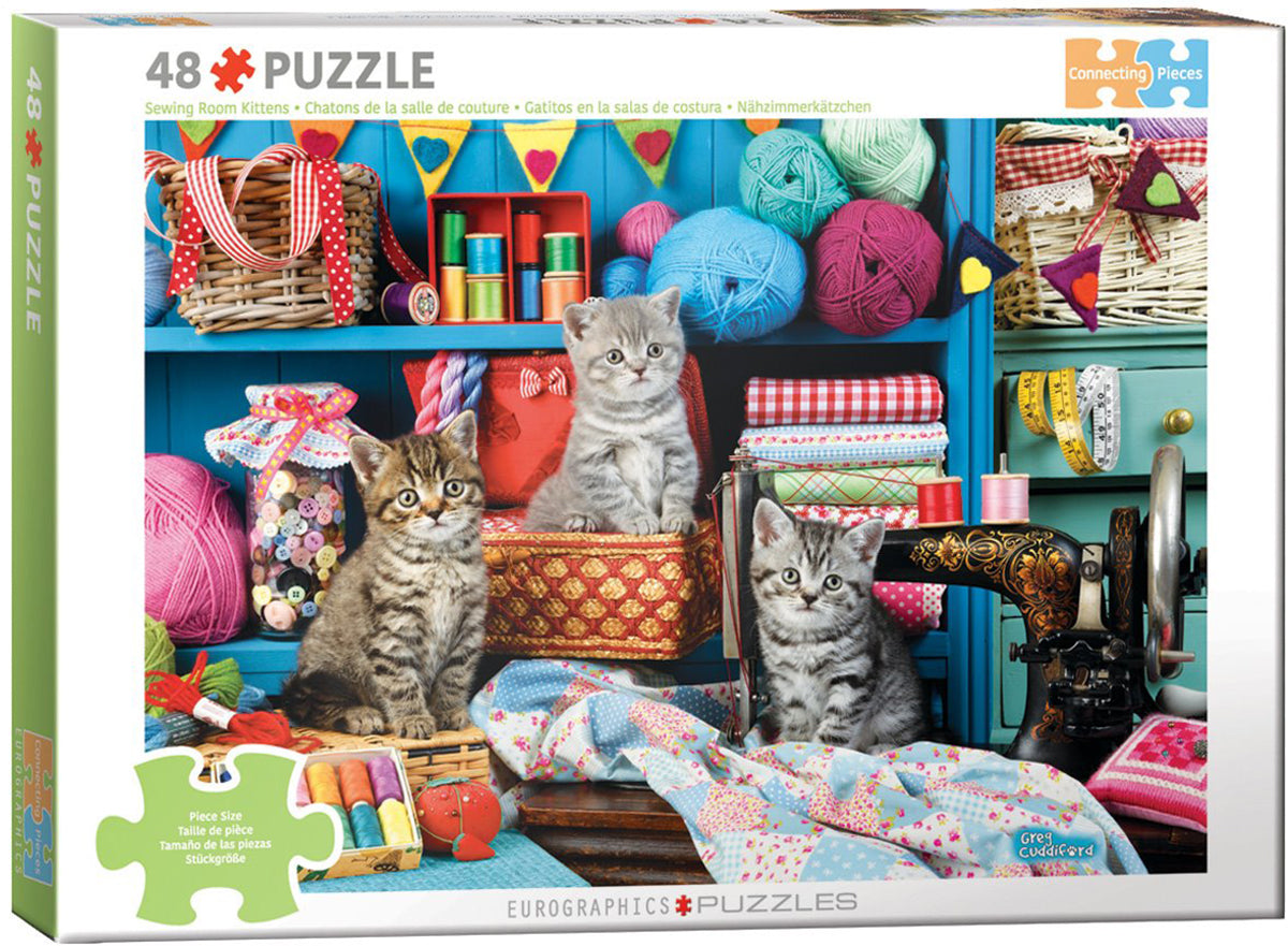 Sewing Room Kittens 48pc