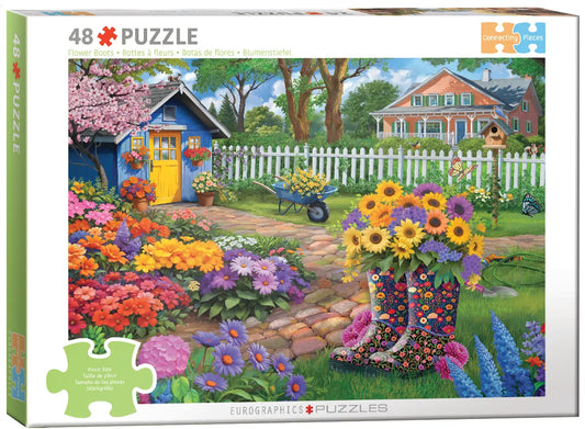 Flower Boots 48pc