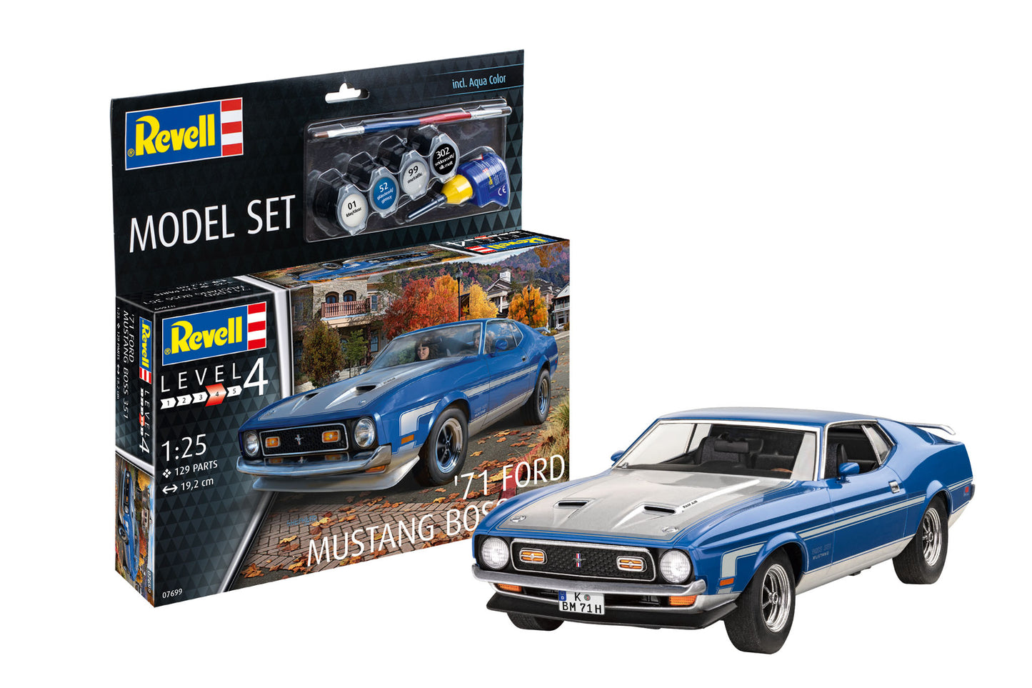 Ford Mustang Boss 351 1971 1/25 Starter Kit