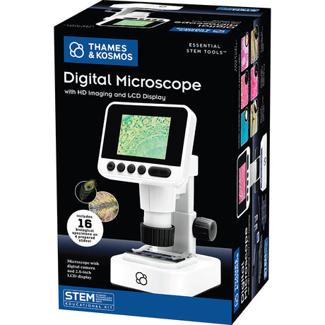 Digital Microscope with HD Imaging and LCD Display