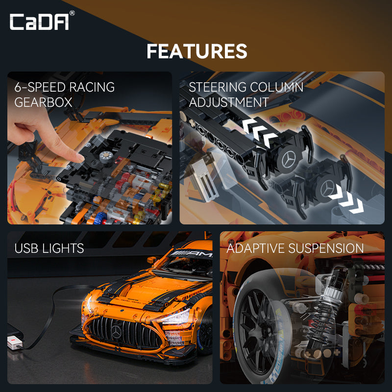 Master Mercedes-AMG GT3 1/8 5466pc
