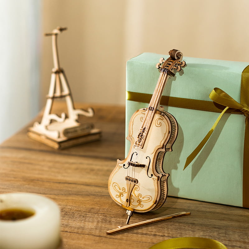 3D Wooden Puzzle Cello