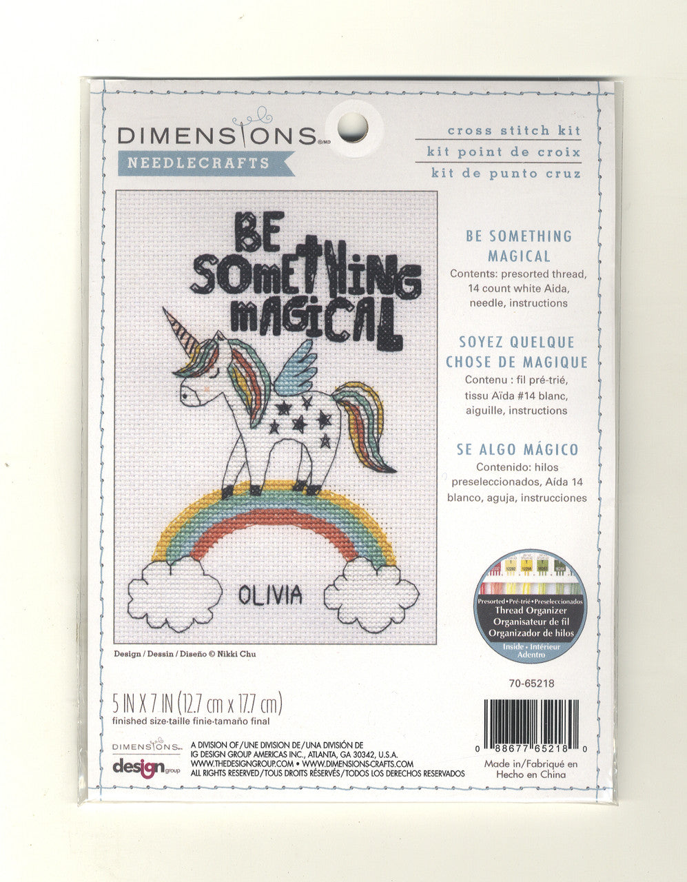 Be Something Magical Cross Stitch Kit 5X7"