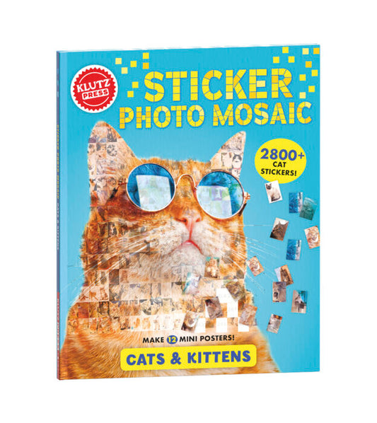 Klutz Press Sticker Photo Mosaic Cats & Kittens