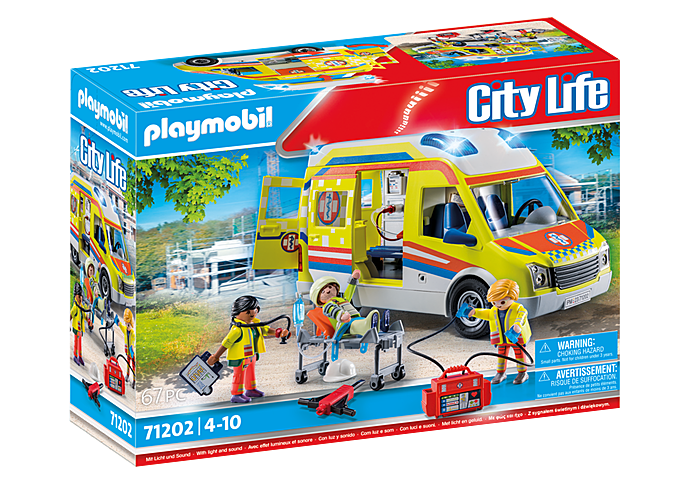 City Life Ambulance with Light & Sound