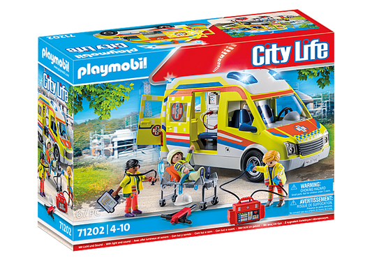 City Life Ambulance with Light & Sound