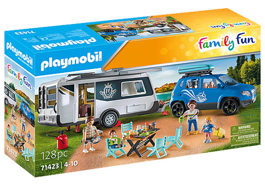 Family Fun Caravan with Car