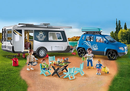 Family Fun Caravan with Car