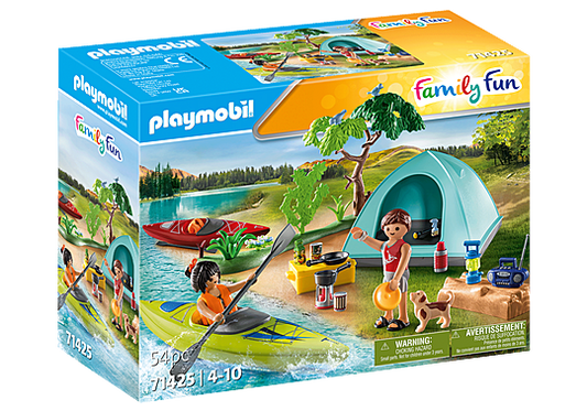 Family Fun Campsite with Campfire