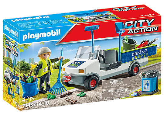 City Action Street Ceaner with e-Vehicle