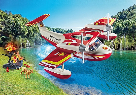 Action Heroes Firefighting Seaplane with Extinguishing Function