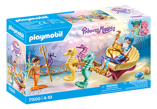 Princess Magic Mermaid Seahorse Carriage