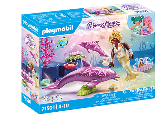 Princess Magic Mermaid with Dolphins
