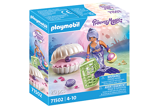 Princess Magic Mermaid with Pearl Seashell
