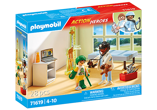 Action Heroes Pediatrician with Teddy Bear