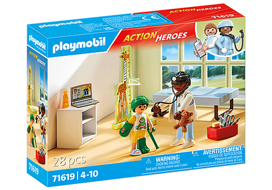 Action Heroes Pediatrician with Teddy Bear