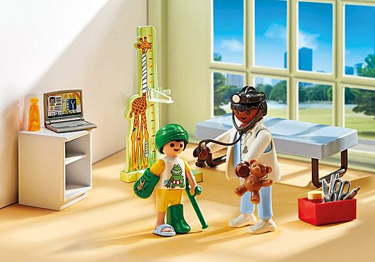 Action Heroes Pediatrician with Teddy Bear
